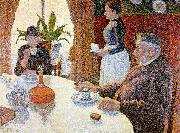 Paul Signac The Dining Room Norge oil painting reproduction